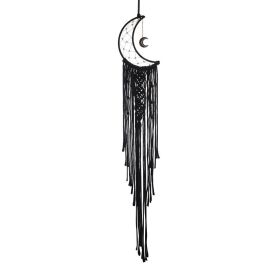1pc Black Moon Decor Dream Catcher; Hanging Dream Catcher; Wall Decor Valentine's Day Gifts Birthday Gifts