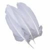 150 Pcs 4-6 Inch White Artificial Goose Feathers for Dream Catcher Crafts and Clothing Decoration