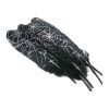 50 Pcs Black Feathers Halloween Party Decor Spider Web Feather DIY Crafts, 4-6 inch