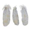 50 Pcs White Feathers DIY Halloween Party Feathers for Craft, 4-6 inch