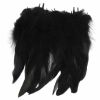 250 Pcs Black Artificial Feathers for DIY Jewelry Headdress Hat Brooch, 4-6 inch