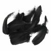 400 Pcs DIY Black Artificial Goose Feathers Birthday Party Wedding Festival Party Decor, 3-5 inch
