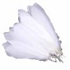 200 Pcs 6-9 Inch Artificial Large White Feathers for Dream Catcher Crafts and Clothing Decoration