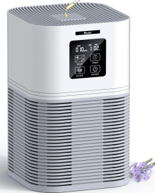 Air purifier activated carbon filter 0.3 micron particle incense smoke function 100m² air purification PM2.5 HEPA H13 filter 360° strong purification