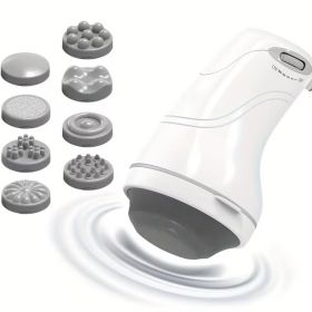Body Massager 8 Heads Vibrater Massagers Body Shaping Massage Equipment Roller Shoulder and Neck Massage Machine Handheld-Cellulite Massager for