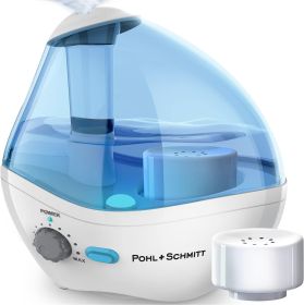 Ultrasonic Viral Support Humidifier for Bedrooms, Whisper-Quiet Operation with Nightlight and Auto-Shut Off, Adjustable Mist