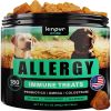 Natural Dog Allergy Chews with Omega Probiotics Apple Cider Vinegar Dog Allergy Relief Supplement Helps with Hot Spots Itchy Skin Seasonal and Food Do