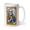 White Ceramic Mug - The Mom Tarot Card Mug - for Family Office Friends Couples, on Birthday Father'S Day Mother'S