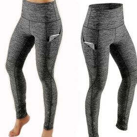 3 Pcs Set High Waist Yoga Pants With Pockets, Fit Workout Leggings For Sports, Running, Fitness