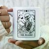 1pcs 11oz The Reader Tarot Card Mug | Reading Skeleton Mug | Tarot Card Mug | Skeleton | Loves to Read | Ceramic