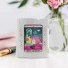 1pc, 11oz, Tarot Ceramic Coffee Mug - Modern Hermit Card Design, Cute Coffee Mug, Double Sided Printing, Cool Coffee