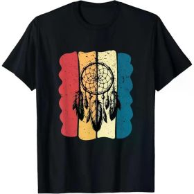 Men's Dream Catcher Humor Vintage T-Shirt - 100% Cotton, Short Sleeve, Regular Fit, Machine Washable