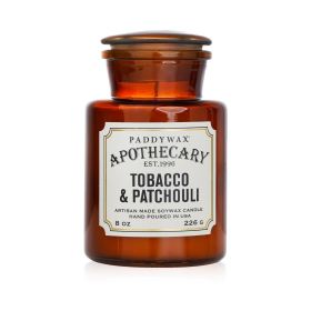 PADDYWAX - Apothecary Candle - Tobacco & Patchouli  226g/8oz