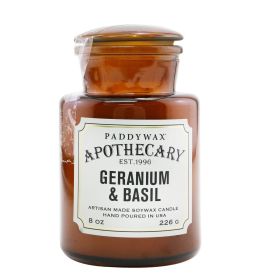 PADDYWAX - Apothecary Candle - Geranium & Basil  226g/8oz