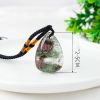 Raw Stone Polished Crystal Pendant Jewelry