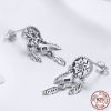 New Fashion Dream Catcher S925 Sterling Silver Stud Earrings