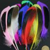 100 Pcs Colorful Feathers for Birthday Party Wedding Festival Party Decor, 4-6 inch