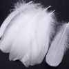 150 Pcs 4-6 Inch White Artificial Goose Feathers for Dream Catcher Crafts and Clothing Decoration