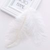 10 Pcs DIY Craft White Feathers Home Wedding Decoration, 7-9 Inches