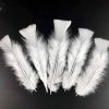 300 Pcs 3-6 inch White Artificial Feathers for DIY Craft Headdress Earrings Necklace Jewelry Decoration
