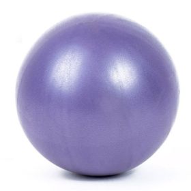 1pc Inflatable Yoga Pilates Fitness Ball For Home Exercise (Color: PURPLE)