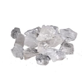 East China Sea Natural White Crystal Raw Stone Large Particle Gravel Mine (Color: White, size: 100g)