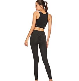 Womens Leggings High Waist Side Pockets Yoga Leggings Workout Tights (Color: Colorful, size: M)