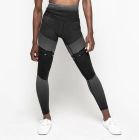 Women's Leggings 3D Print Yoga Pants Skinny Workout Gym Leggings (Color: Black, size: S)