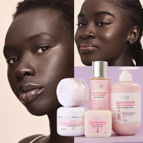 AILKE Lighten Remove Black Spots Facial Skin Care Lotion, Moisturizing Cream Body Glutathion Vitamin C Dark Skin Face New Range (Color: 5 in 1 set)