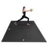 VEVOR Exercise Mat, Non Slip High Density Premium Yoga Mat, Exercise Yoga Mat for Men & Women, Fitness & Exercise Mat with Bag & Carry Strap
