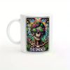 [Funny Smoker 11oz Ceramic Mug] Smoker Tarot Card 11oz Ceramic Coffee Mug - Funny, Contemporary Design - Perfect