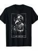 Plague Doctor Tarot Card Shirt Horror Death Occult Satanic T-Shirt-220g