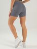Yoga Shorts Ribbed Seamless Workout High Waist Athletic Leggings Suitable For Yoga Fitness