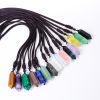 Raw Crystal Energy Stone Jewelry Pendant Necklace