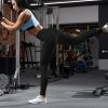 Women's High Waist Workout Leggings Tummy Control Compression Yoga Tight Pants Gym Pants Athletic Running Leggings with 25In Inseam No Front Seam