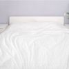 Queen/King Size Options Grounding Sheet 95% Organic Cotton 5% Silver Fiber Fitted Grounded Sheet With 15FT Grounding Cord For Improve Sleep Therapy We