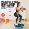 VEVOR Half Exercise Ball Trainer, 23 inch Balance Ball Trainer, 660 lbs Capacity Stability Ball, Yoga Ball with Resistance Bands and Pump